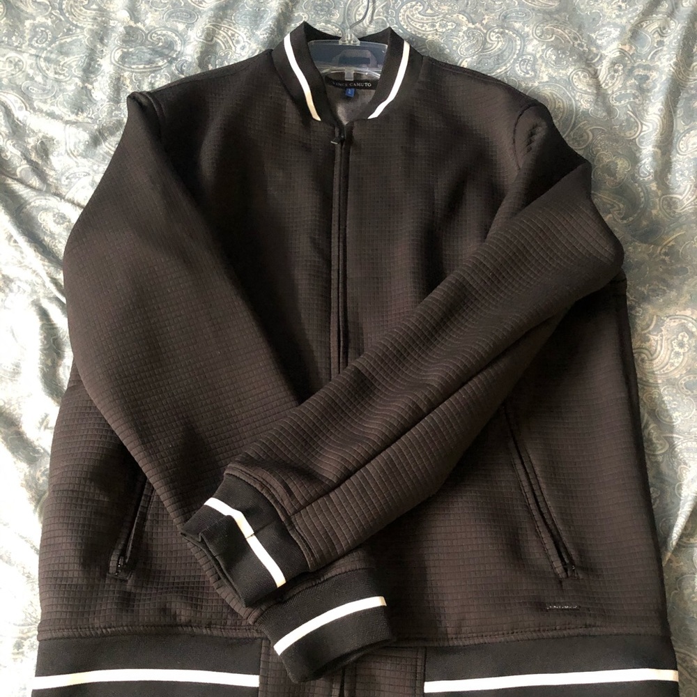 Textured Bomber jacket